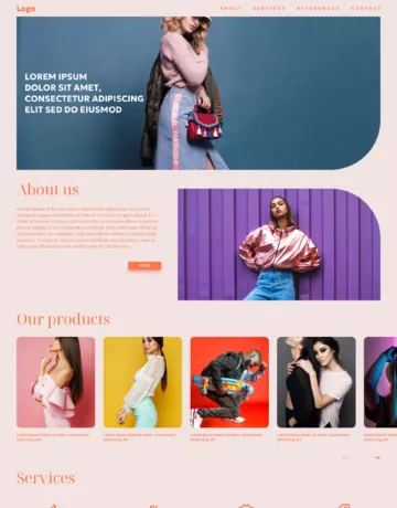 Template 1 2 colored mainpage